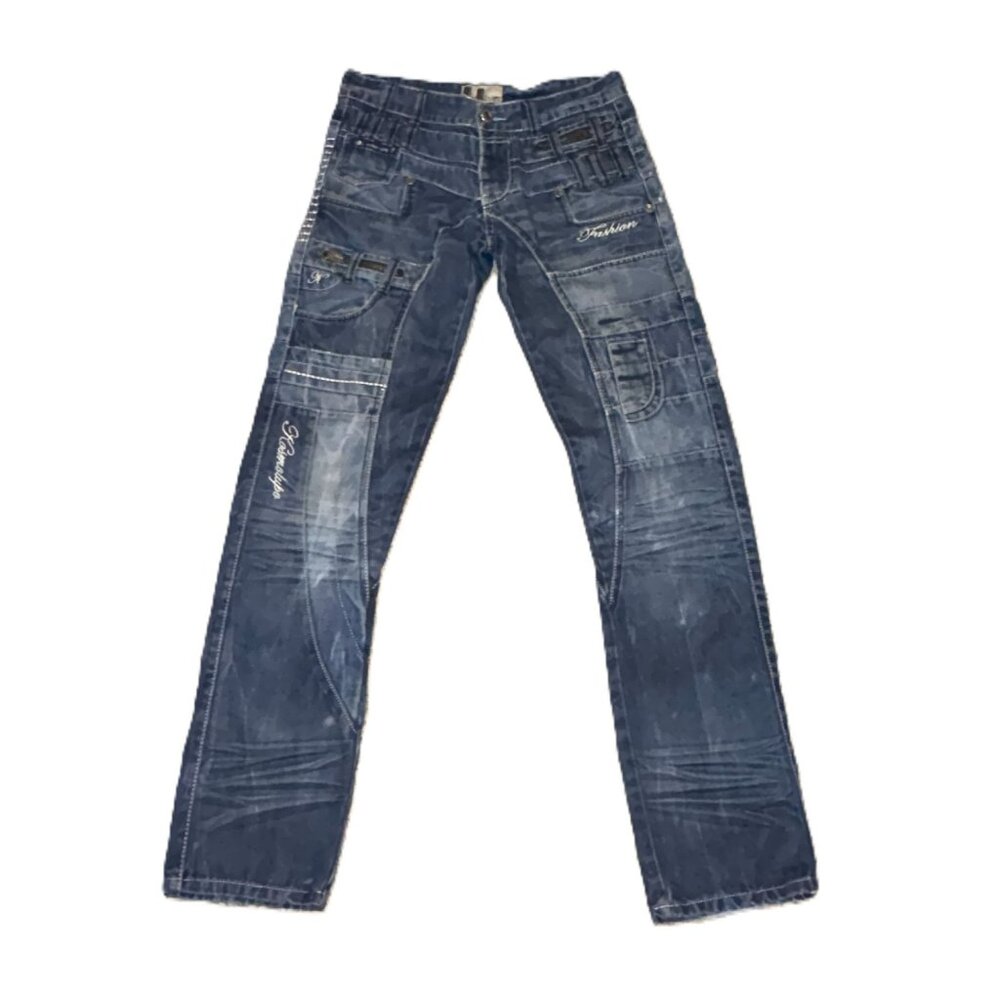 READ Kosmo Lupo Jeans Designer Demin Japan Style Zippers Size 30
